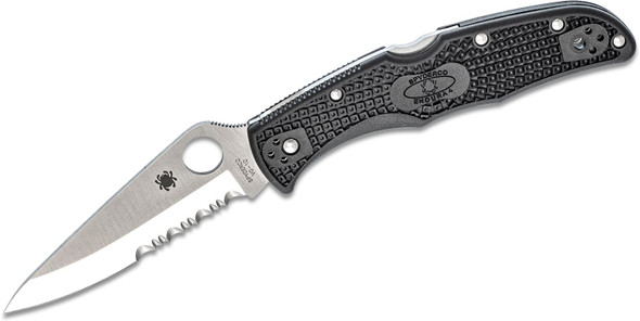 Spyderco Endura 4 Lightweight Combo Blade Folding Knife