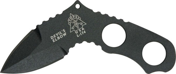 Tops DEV-02 Devil's Elbow 1.75" Fixed Blade Knife 
