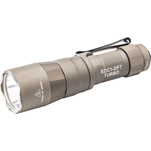 Surefire EDC1-DFT High-Candela Everyday Carry LED Flashlight 650 Lumens / 95000 Candela TAN