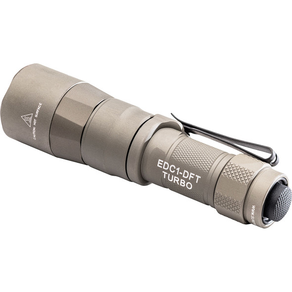 Surefire EDC1-DFT High-Candela Everyday Carry LED Flashlight 650 Lumens / 95000 Candela TAN