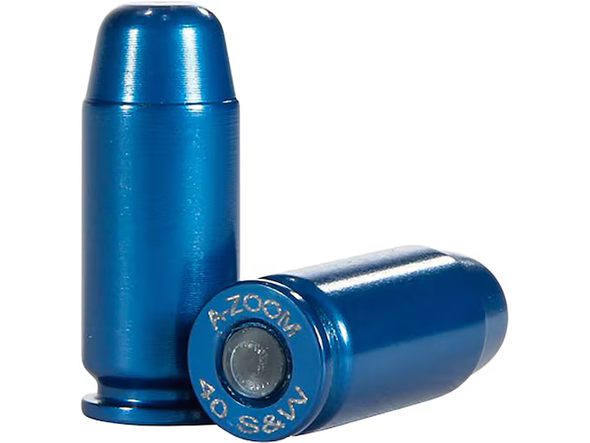 A-Zoom .40 S&W SNAP CAP Blue 12-Pack