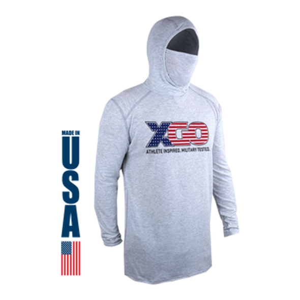 XGO Heather Grey Sun Hoodie