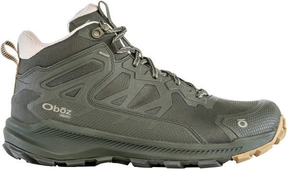 Too many times compromises are made to make a hiking shoe light and fast—not the Oboz Katabatic Mid Waterproof. It has the hallmarks of a light and fast shoe with all the features of a true hiker: support, stability, protection, and performance. The highly breathable waterproof Katabatic Mid is engineered to move fast on the trail and built for wet weather.