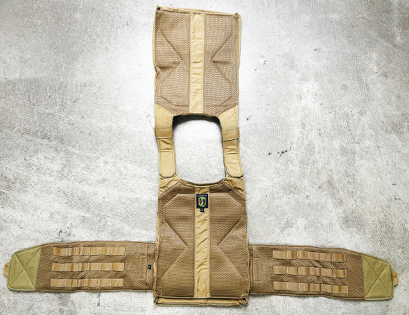 Tactical Assault Gear Vanguard Armor Carrier with Standard Cummerbund Coyote Tan MADE IN USA