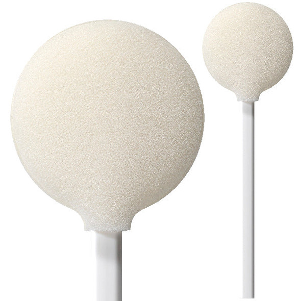 Swab-Its 4.060” Foam Swab with Large Circular Foam Mitt and Polypropylene Handle 50pcs