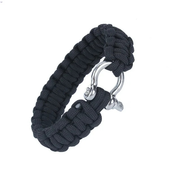 Bison Paracord Survival Bracelet, LARGE