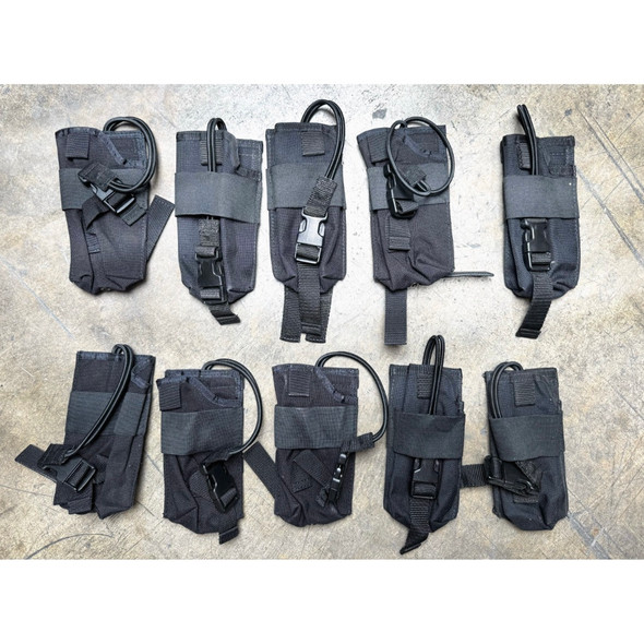 Lot of 10pc Protective Products Radio Pouch, Molle