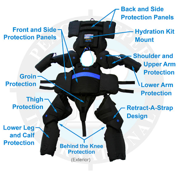 Dummies Unlimited Peacekeeper Pro-FLEX Instructor Training Suit W/ Poron Technology Padding