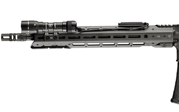 Get extreme beam reach with 105,000 candela! The multi-fuel ProTac® Rail Mount HP-X Pro shines far and bright, penetrating smoke, fog, and photonic barriers. Its Jack-Cap® tail cap switch offers operational switch redundancy with both push-button operation or remote pressure switch operation. Get extreme beam reach with 105,000 candela! The multi-fuel ProTac® Rail Mount HP-X Pro shines far and bright, penetrating smoke, fog, and photonic barriers. Its Jack-Cap® tail cap switch offers operational switch redundancy with both push-button operation or remote pressure switch operation.