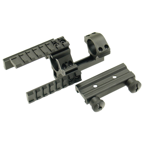 Integral Carry Handle/Flat Top Mount w/ Tri-Rails 1" Rings