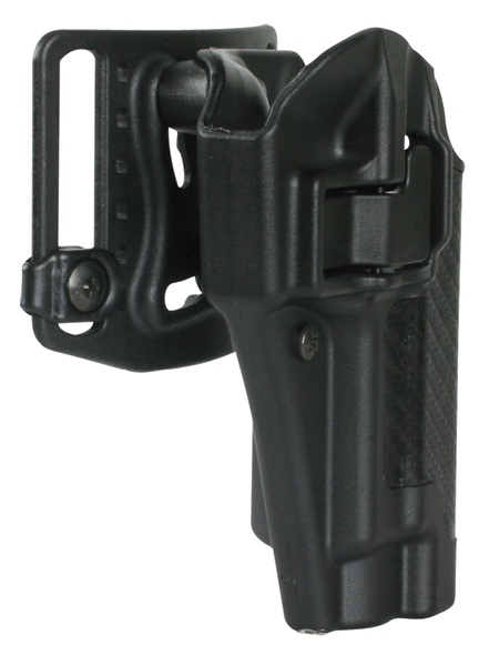 Blackhawk 410025BK-R Serpa CQC OWB Black Carbon Fiber Polymer Belt Loop/Paddle Fits S&W M&P Right Hand