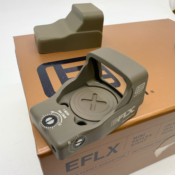 EOTech EFLX Mini Reflex Sight with 3 MOA Dot (Tan), POLICE TRADE, NEVER ISSUED