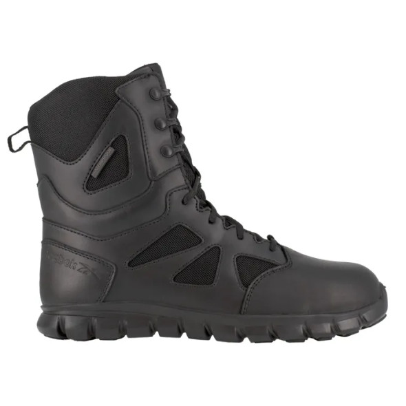 Reebok RB8807 Men's 8" Sublite Cushion Tactical WP Side Zipper Black Boots Reebok RB8807 Men's 8" Sublite Cushion Tactical WP Side Zipper Black Boots
