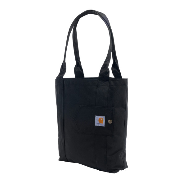 Carhartt Horizontal Zippered Black Tote Bag