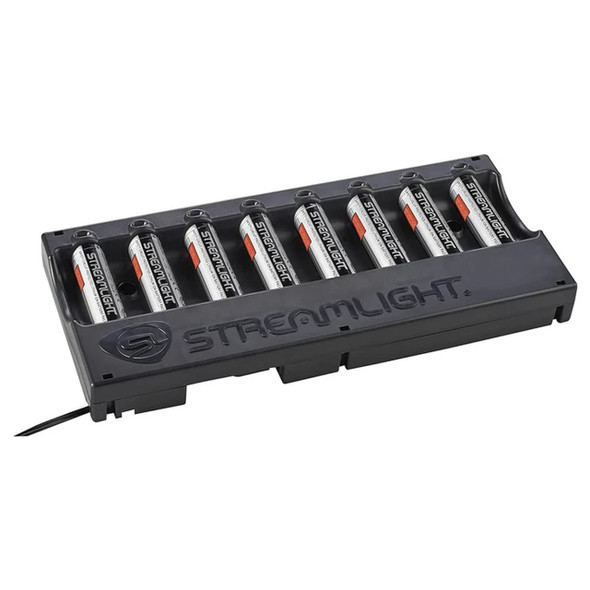 Streamlight 20234 SL-B9 8-Unit 100V/120V AC Bank Charger With Batteries