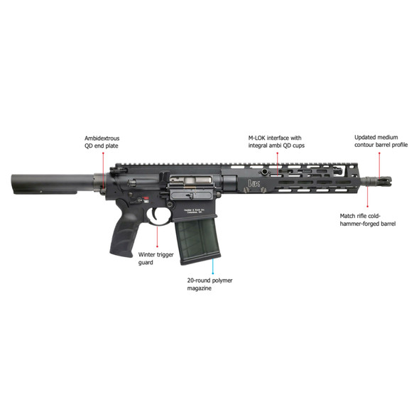 Heckler & Koch MR762 A4 Pistol Heckler & Koch MR762 A4 Pistol