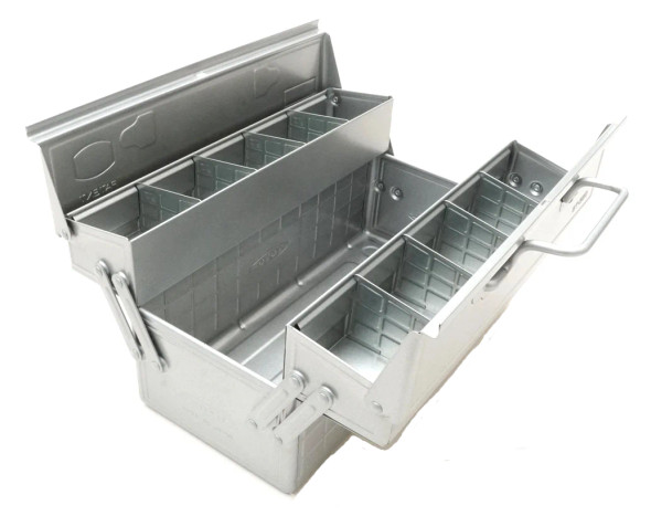 Toyo ST-350 Silver Steel Cantilever Toolbox Toyo ST-350 Silver Steel Cantilever Toolbox
