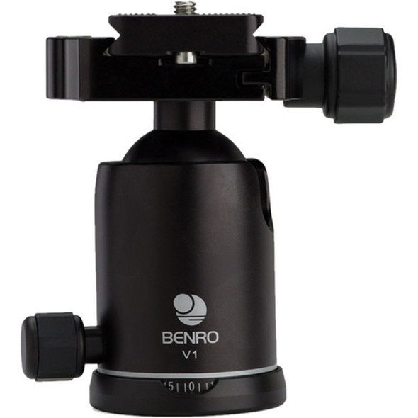 Benro V1 Slim Double Action Black Ballhead