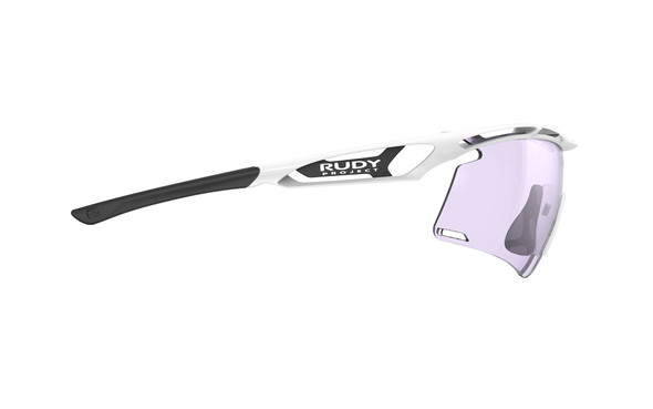 Rudy Tralyx Plus Laser Purple Lens/White Gloss Frame Eyewear