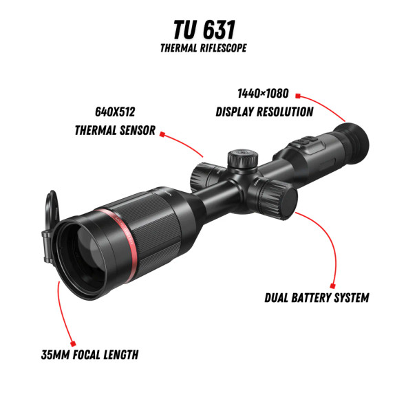 Guide Outdoor TU 631 LRF-A 640 Sensor Thermal Riflescope