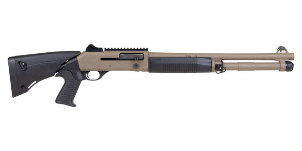 Benelli M4 EXT 12 GA 18.5" 7+1 FDE Shotgun