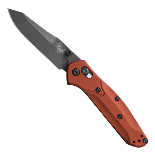 Benchmade 945BK-03 Mini Osborne 2.92" Burnt Copper Aluminum Plain Blade Knife