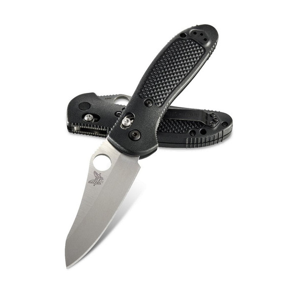 Benchmade 550-S30V Griptilian 3.45" Black Grivory Sheepsfoot Knife