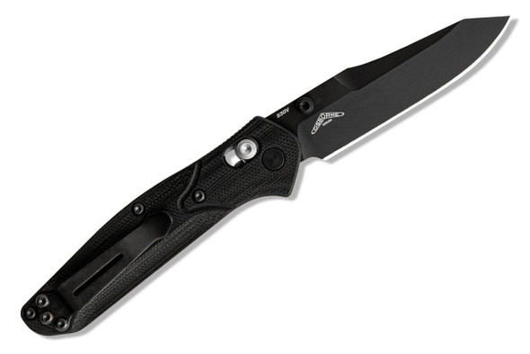 Benchmade 945BK-1 Mini Osborne 2.92" Black & Blue G10 Reverse Tanto Knife