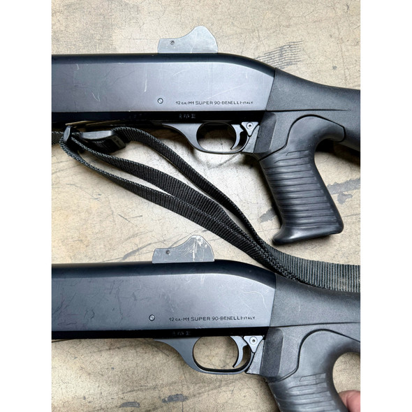 Benelli M1 Super 90 18.5" Semi-Auto Shotgun w/ Sling & SureFire Forend Weaponlight, Police Trade
