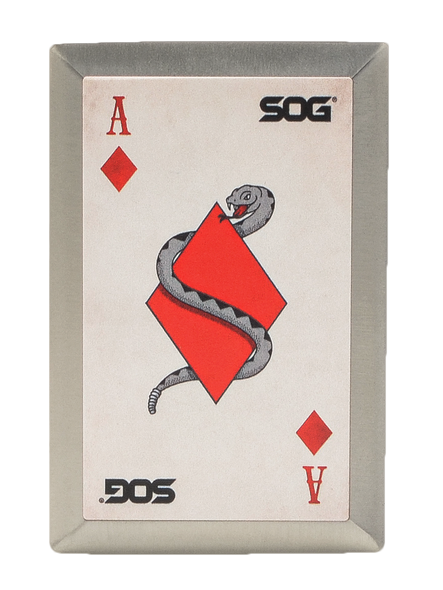 SOG Throwing Death Cards 3.5" Stainless Steel