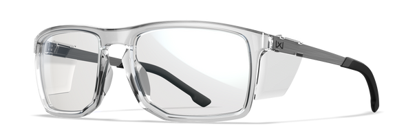 Wiley X Axe Sunglasses Clear/Gloss Crystal Clear Frane