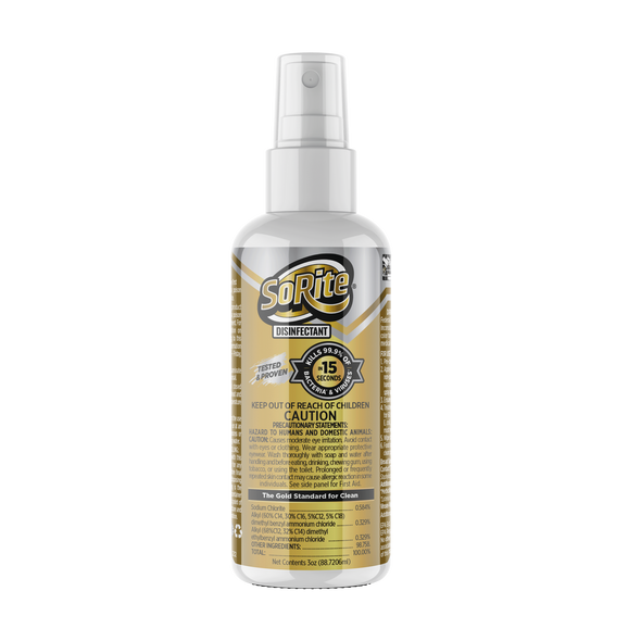 Sorite SR-3PUMP Disinfectant 3 Oz Pump Spray Canister