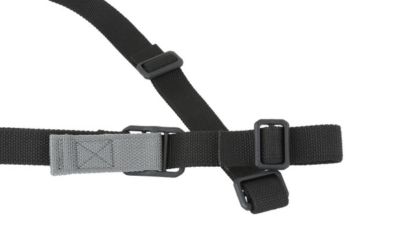 Blue Force Gear Vickers 2-Point Combat Sling, Black, Molded Acetal Adjuster, w/ TriGlide