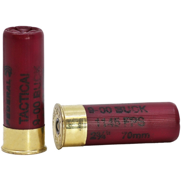 Federal Law Enforcement 12 Gauge Ammo 2-3/4" 00 Buckshot 9 Pellets