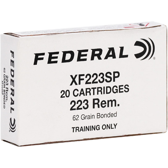 Federal 223 Ammo 62 Grain Bonded Soft Point - 500 Rounds
