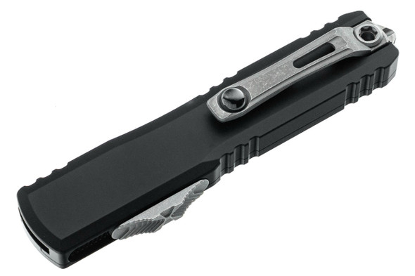 Microtech 11224-12AP Ultratech Gen IV D/E - Black Handle - Apocalyptic Blade