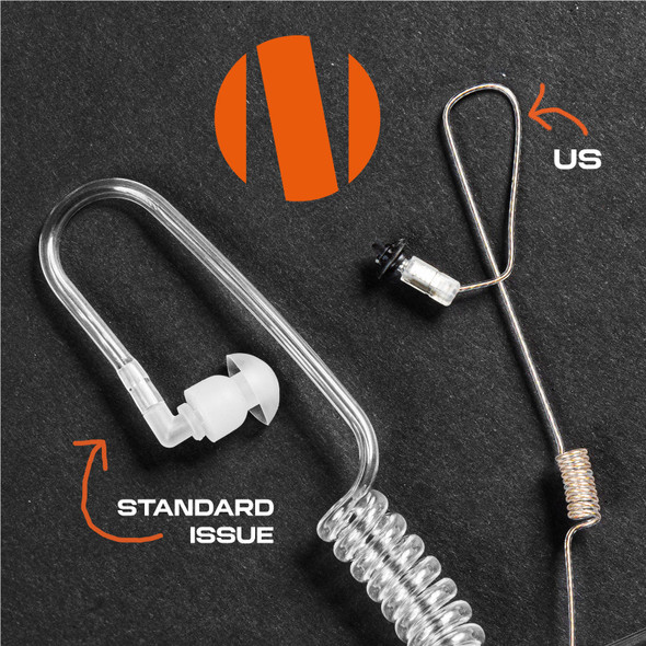 N-ear 360 Flexo Radio Earpiece with In-Line Mic NEXUS connection