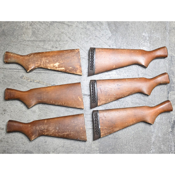 Lot of 6 pc, Remington 870 American Walnut Factory Stock, Police Trade