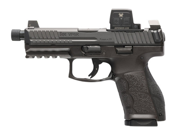 H&K VP9A1 K Tactical 9mm Pistol w/Threaded Barrel & Vortex CCW Optic