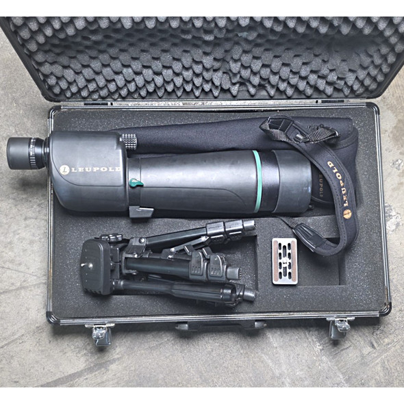 Leupold Green Ring Sequoia 20-60x80mm Spotting Scope Kit, Open Box