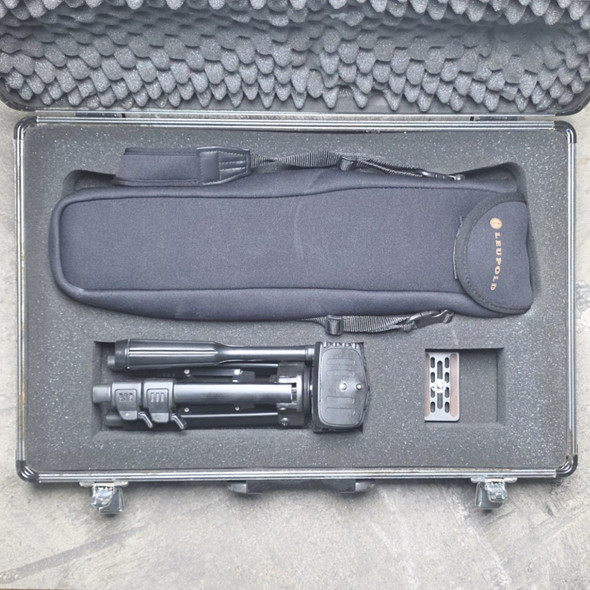 Leupold Green Ring Sequoia 20-60x80mm Spotting Scope Kit, Open Box