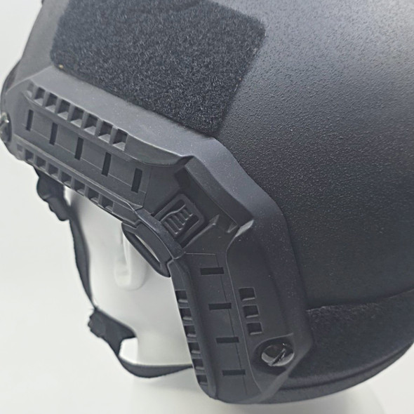 LongFri Level IIIA Ballistic FAST Combat Kevlar Demo Helmet Black X-Large