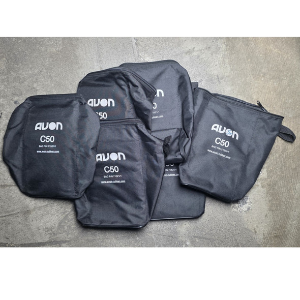 Lot of 6 pc, Avon C50 Original Gas Mask Bag 71521/1, Police Trade, Never Issued