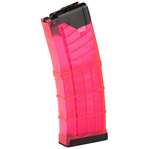 Lancer L5 Advanced Warfighter 556 AR15 30 Round Translucent Pink Magazine