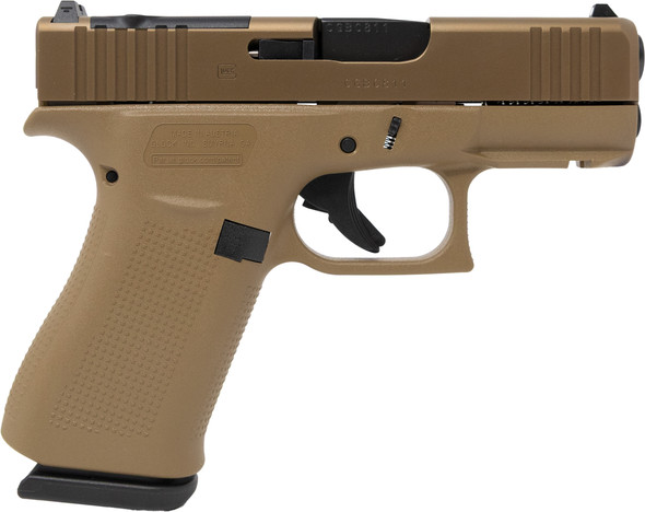 Glock 43X MOS Coyote 9mm Pistol