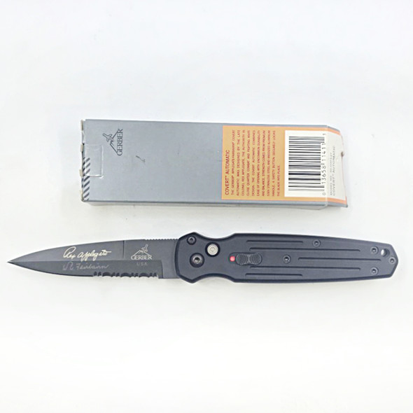 Gerber Covert Serrated Automatic Knife, Open Box