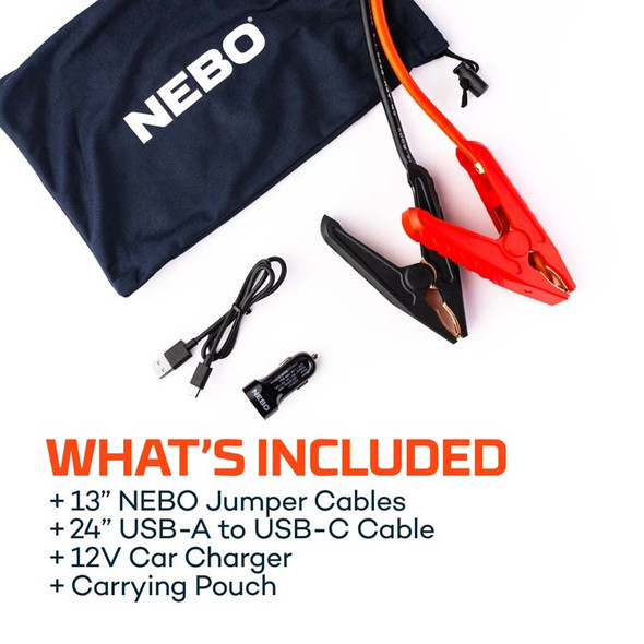 Nebo ASSIST 2000XP With Large Screen Jump Starter