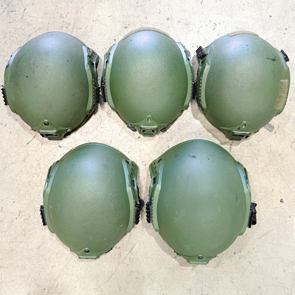 Paraclete OD Green High-Cut NIJ Level IIIA Ballistic Helmet, Police Trade
