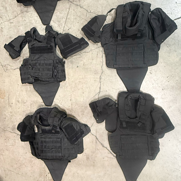 Bushido Tactical Body Armor Carrier w/ Shoulder & Groin Protection, Police Trade