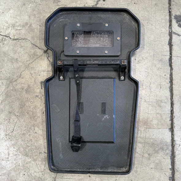 Tactical Sheriff Ballistic Shield with Viewport, LED Light & Shoulder Cutouts, Police Trade